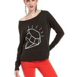 Bar III Grey Diamond Sweater